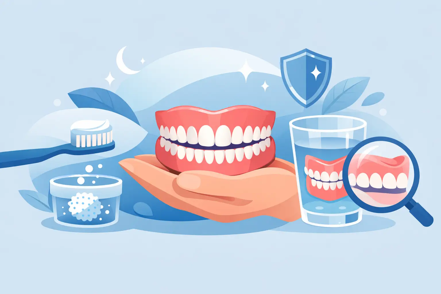 How to Care for Dentures and Keep Them Comfortable